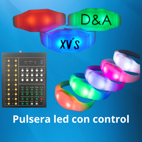 Pulseras audiorítmicas personalizadas